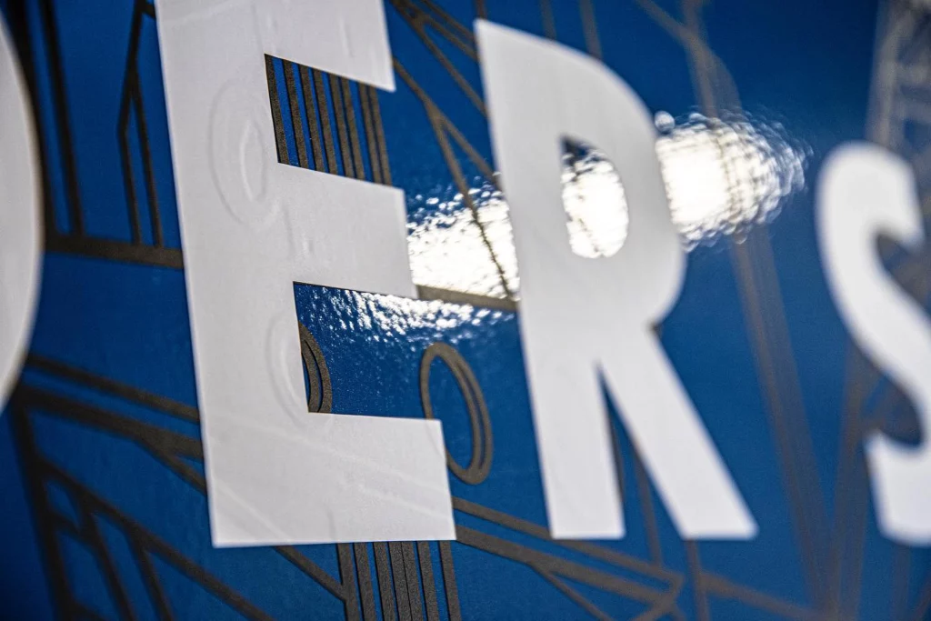 Detail signage - belettering Castaar