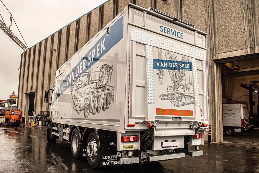 Van der spek vrachtwagen