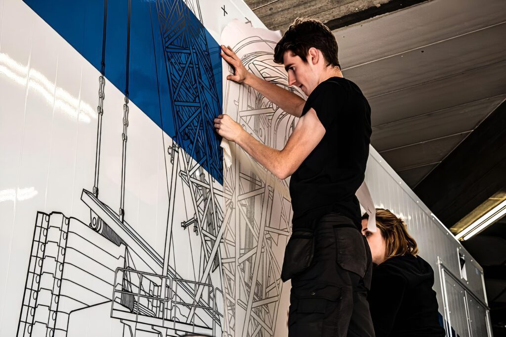 VanDerSpek muurbelettering - Castaar