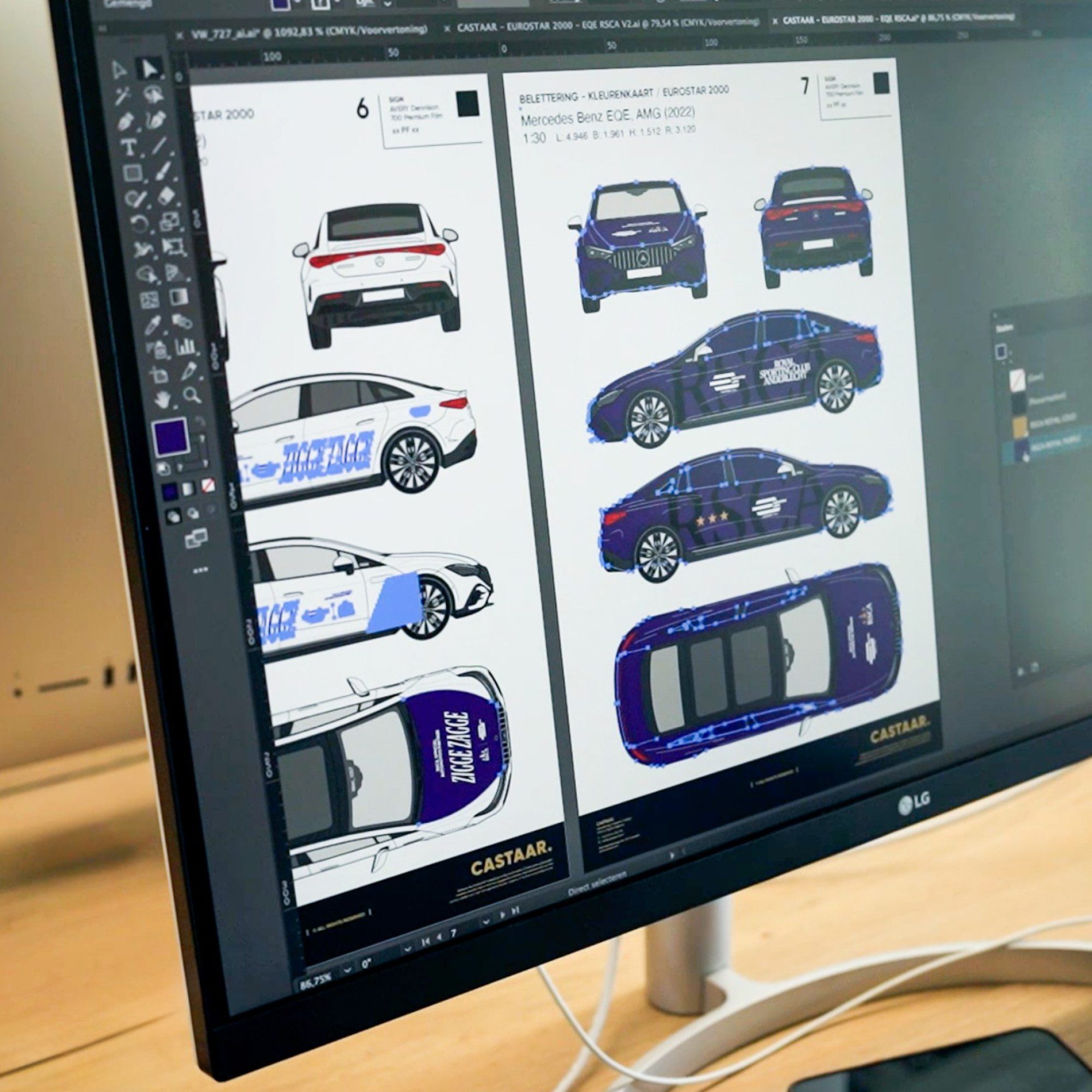 Ontwerp van car wrapping - Castaar