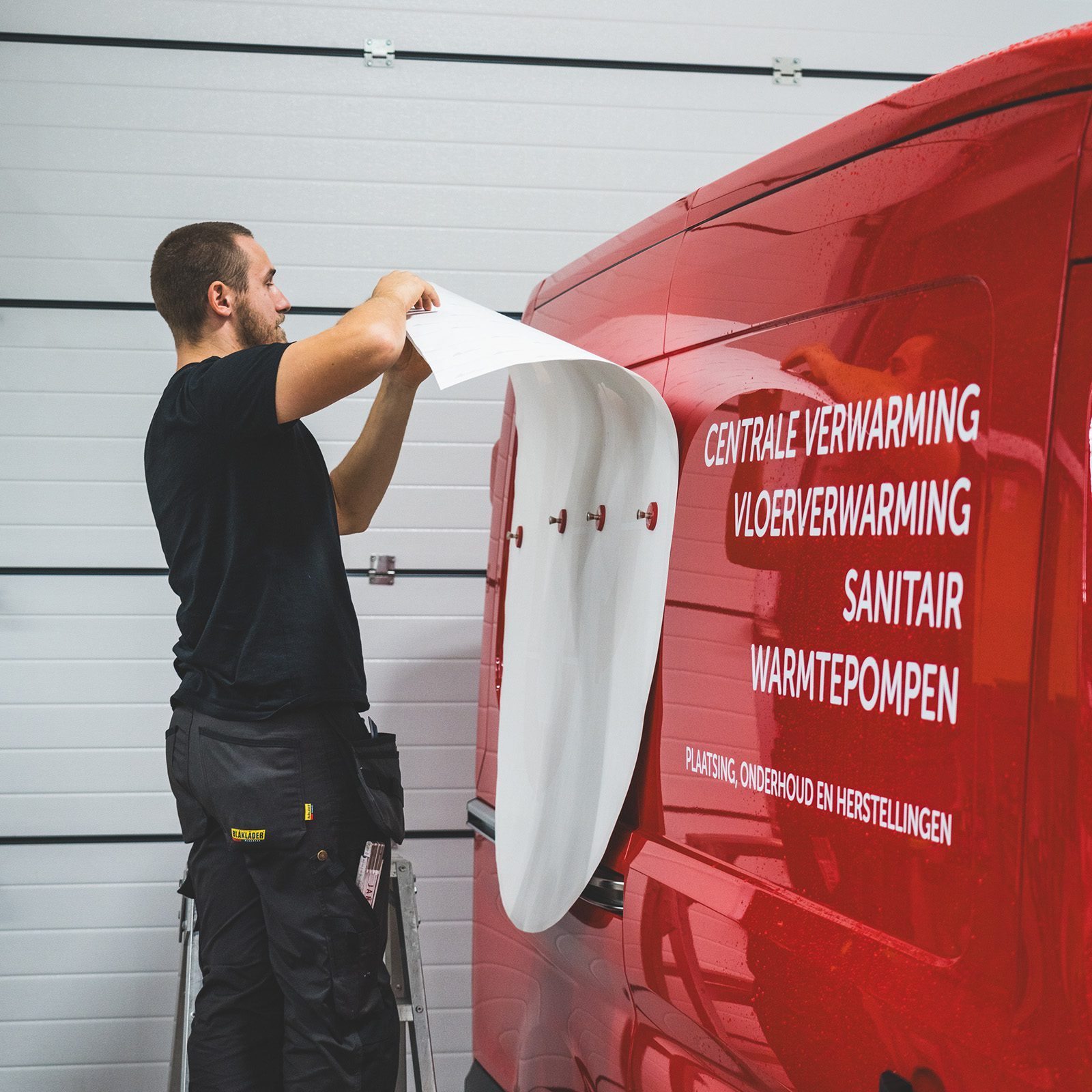 Belettering camionette Leuckx