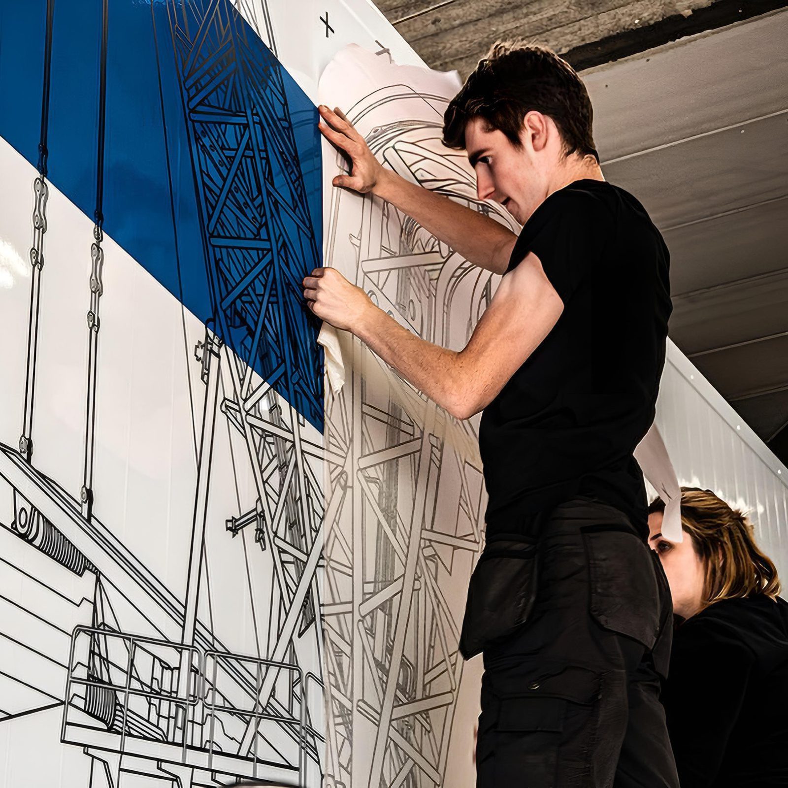 VanDerSpek muurbelettering - Castaar
