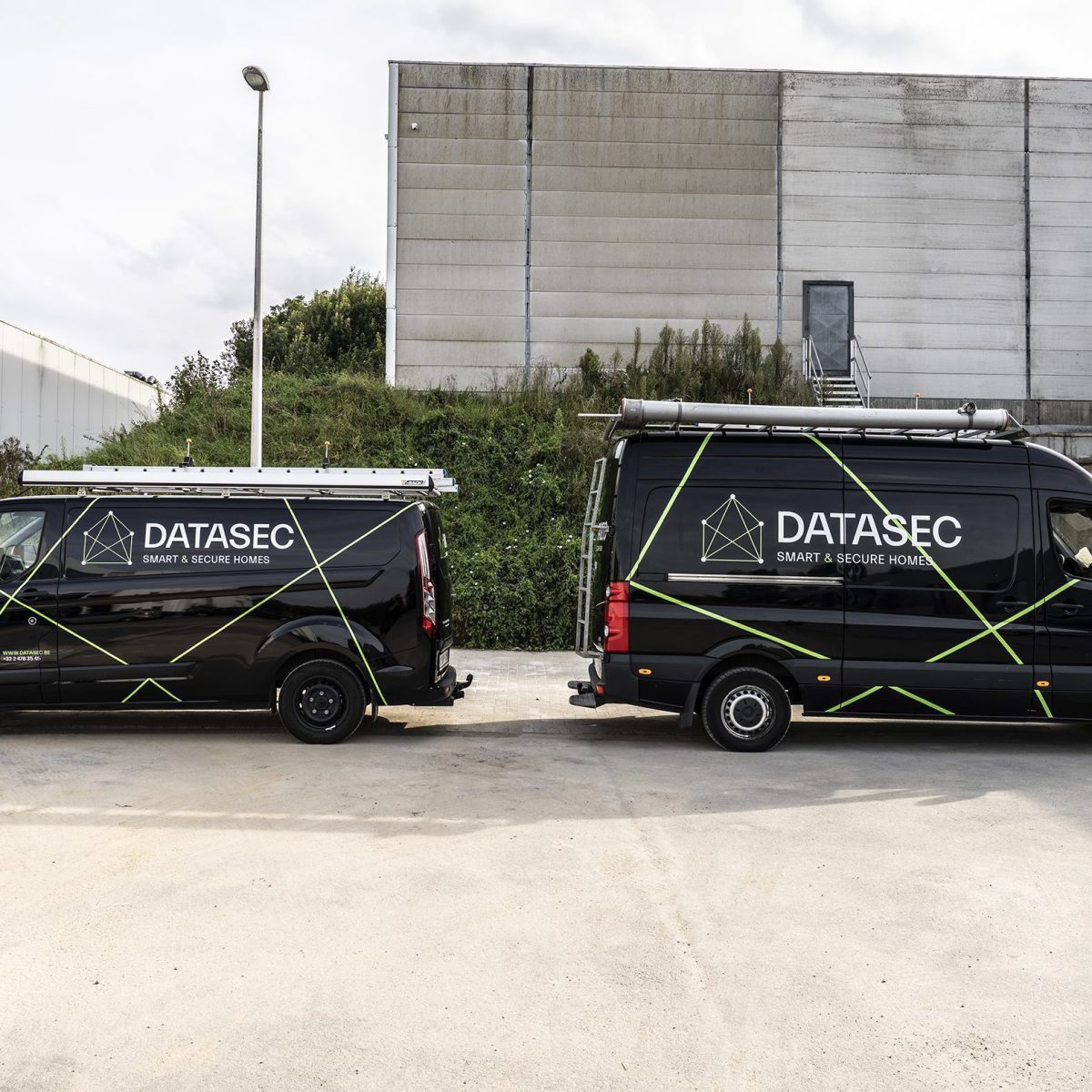 Belettering bestelwagens Datasec - Castaar Print