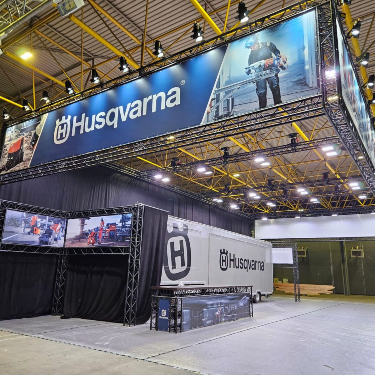 husqvarna beursstand - print Castaar