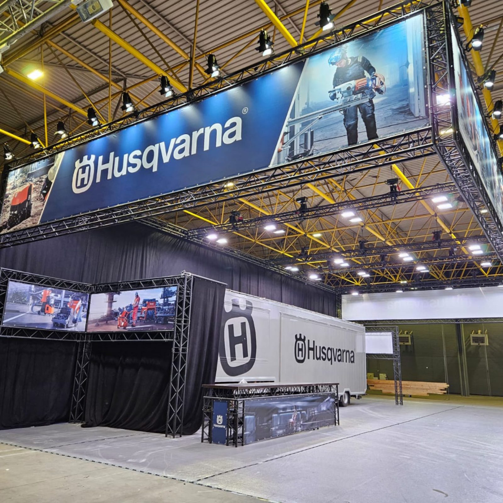 husqvarna beursstand - print Castaar