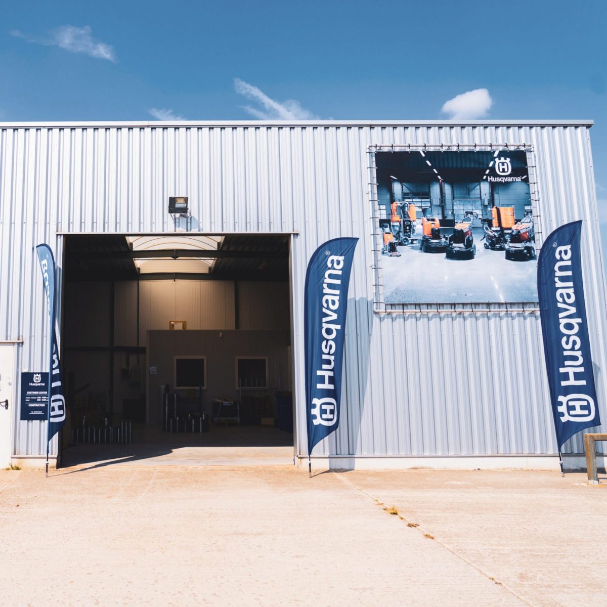 Productie van beachflags door agency Castaar