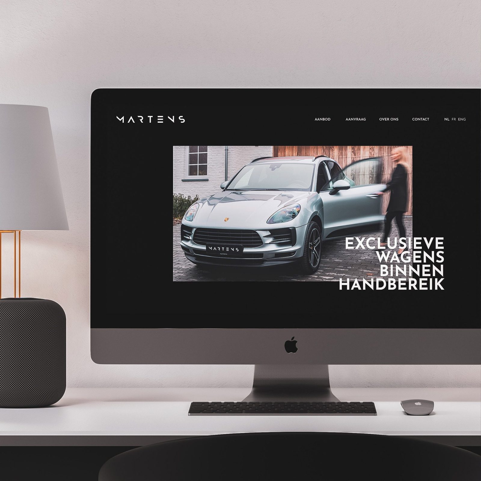 Design en development van de website voor Martens door Castaar